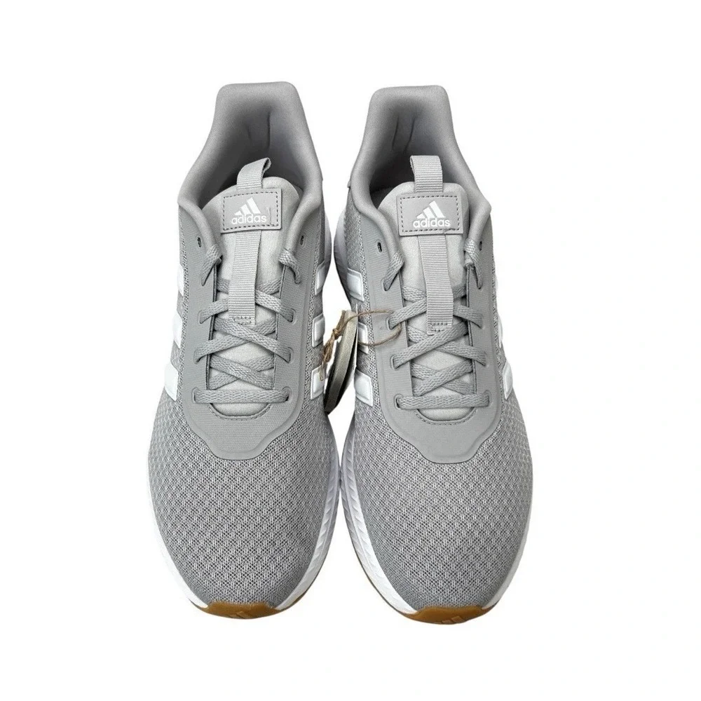 Adidas Runfalcon 2.0 Grey White Gum Men Running Shoes JI1267 Size 11